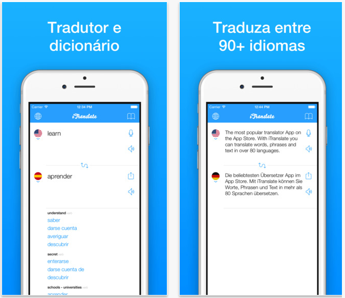 Tradutor e Dicionário App na App Store